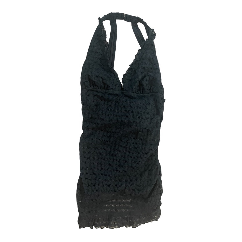 Jantzen Black Full One Size Coverup Women’s Swimsuit Top Layer Skirt Size S/M